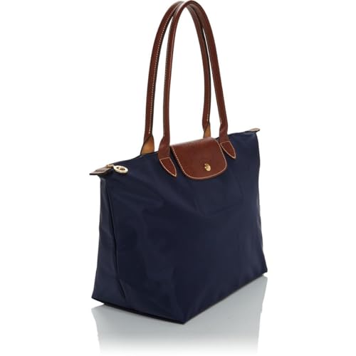Longchamp Mixed Media Shoulder Handbag