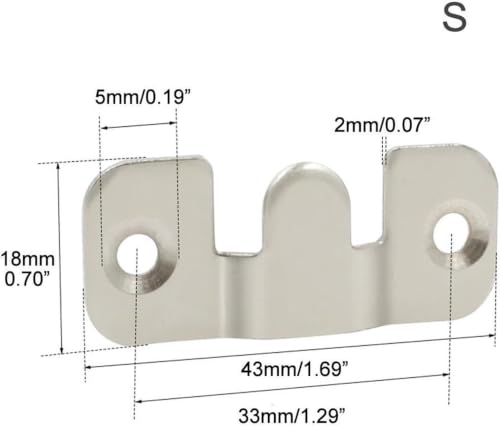 Boucle de suspension en acier inoxydable avec support encastré durable - 3