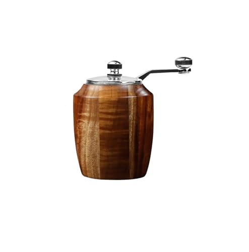 Molinillo de pimienta Manual madera nogal, diseño bola redonda, núcleo cerámica, molinillo especias cocina manivela for Gourmet(Model 7)