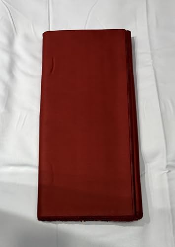 Image of BKRKJ Women's Cotton Silk Unstitched fabric by meter for sewing suit salwar chudidar patiyala shirt kameez blouse kurta pyjama pathani jam glace (Rust Brown, 2 meter)