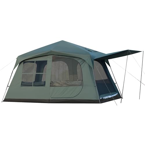 Castle Unicorn 6-8 Person Camping Tent with Porch, Large Family