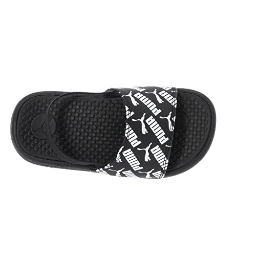 Puma Kids Cool Cat Backstrap Slide Sandal, Repeat/Black/White, 5 Toddler Us #TOP3