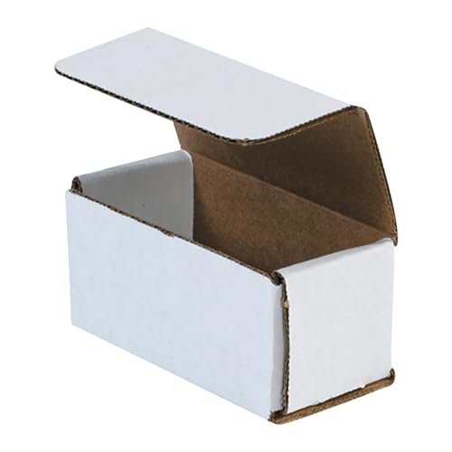 Aviditi White Corrugated Cardboard Mailing Boxes, 4