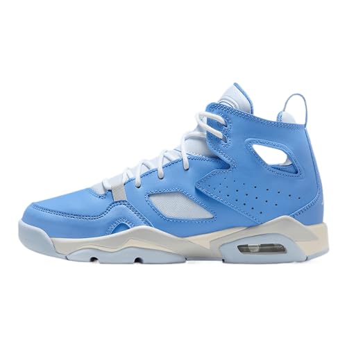 Jordan Flight Club '91 Big Kids' Shoes (DM1685-400, Legend Blue/Pure Platinum/Sail/Hydrogen Blue)
