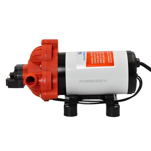 SEAFLO 33 Series Water 110V AC Pressure Pump - 115V AC, 3.3 GPM, 45 PSI, Self Priming, Smart Pressure Switch, for RV/Caravan/Marine/Industrial Use-NSF, CE & Rohs Certified, UL Listed, 4-Year Warranty