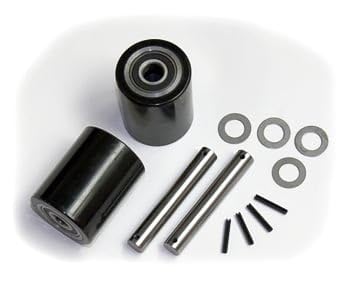 4YX97 Load Wheel Kit for Manual Pallet Jack - Black