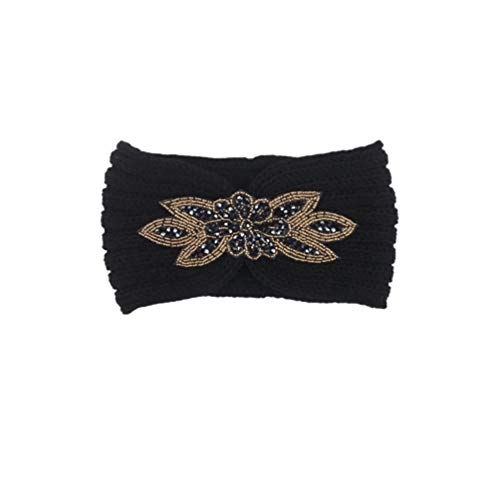 OSALADI Thick Hair Bands Hair Hoop Woolen Yarn Winter Warm Minimalist Headwrap