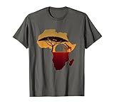 Afrikanische Savanne und Sonnenuntergang T-Shirt