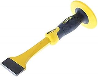 Stanley FatMax Fliesenmeißel 4-18-331 – Handlicher, starker Meißel aus Chrom-Vanadium-Stahl mit Handschutz zum Schneiden, Stemmen & Entfernen von Bodenbelägen – Klingenbreite: 75mm