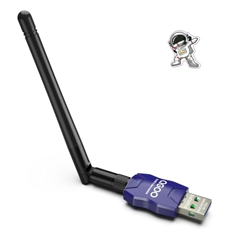 Class 1 Long Range Bluetooth Adapter for PC, QGOO USB Bluetooth Adapter for PC 5.3+EDR, Bluetooth Dongle Bluetooth Receiver Support Windows10/8.1/8/7?blue-092?