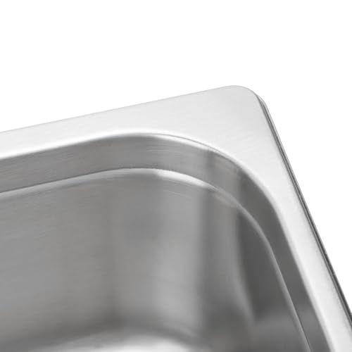 Wohnmobilspüle, 320 x 180 x 130 mm Edelstahl quadratisch Einbauspüle Unterbauspüle mit 40 mm Auslass für Wohnwagen, Boot, Küche, Badezimmer, Handwaschbecken, kleines Spülbecken