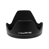 Fotodiox Lens Hood for Canon EOS EF-S 15-85mm f/3.5-5.6 IS (replaces Canon EW-78E)