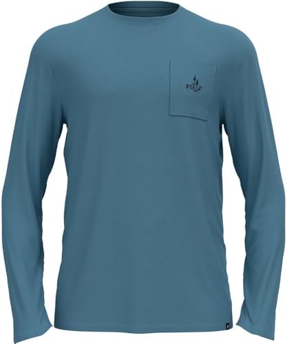 T-Shirt Odlo Merino 200 Pocket 554612 pour homme randonnée nature