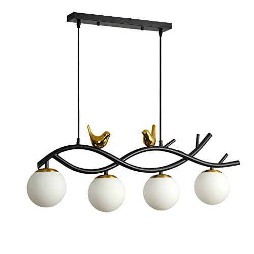 Suspension barre E27 style moderne pour comptoir de bar et grande cuisine