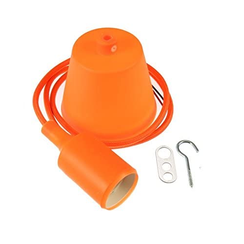 Jandei, E27 Silicone Lampholder, Pendant Lamp with 90cm Adjustable Cord. Decoration Living Room, Bedroom, Bedroom - Image 4