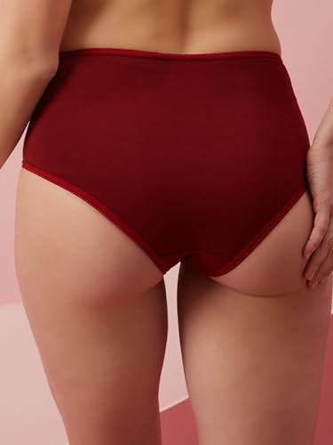 Image of Clovia Women Cotton Hipster Panty- High-Waist