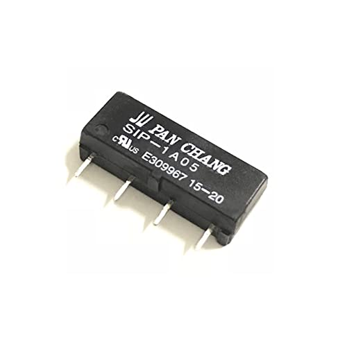 Relais Reed SIP-1A05 commutation rapide et isolation stable 4 broches PAN Chang 5V - 2