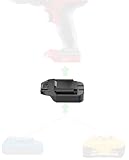 1 Adapter for Bauer 20V Tools - Compatible with DeWalt and Hercules 20V Batteries for Power Supply, No Charging Function - Adapter Only, Black