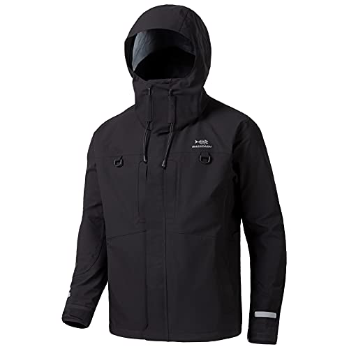 BASSDASH Valor Waterproof Fishing Jackets for Men Women Breathable Windproof Rain Jacket