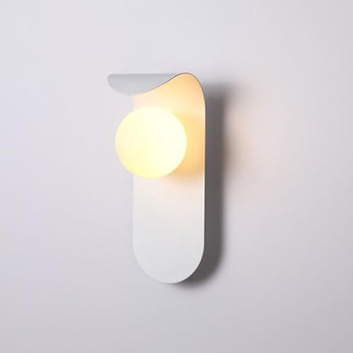MOBYGKFY Minimalism Iron Wall Lamps Decoration Corridor Staircase Sconces with G9 Base Tricolor Light