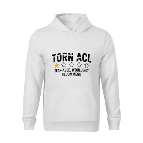 Kids Torn ACL Funny Boys Girls Lightweight Kangaroo Pocket Fleece Hoodies2