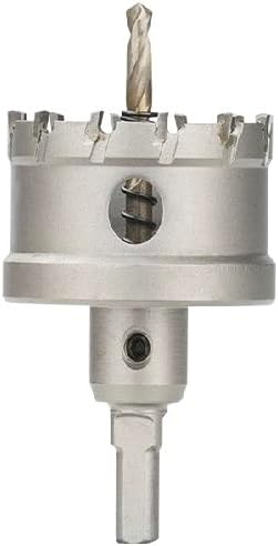 ホールソー 超硬チップ TCT ドリルビット ホールソーカッター ステンレス鋼 金属合金 穴あけ用、51mm