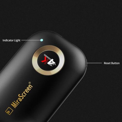 Image of HD Wireless Display Receiver 5G WiFi 4K 1080P Mobile Screen Cast Mirroring Adapter Dongle for iPhone Mac iOS Android to TV Projector Support Miracast Airplay DLNA No Switching (5G+2.4G) (5G WiFi 4K)