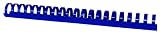 OFFICE PRODUCTS 20242815-01 Plastikbinderücken 50 Stück DIN A4 28,5mm (270 Seiten) Binderücken Bindungskämme Plastikbindung | Kunststoff | Farbe: Blau