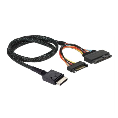 Cable PCIE Oculink SFF 8611 4I a U.2 S-AS SFF 8639 50cm