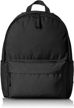 Amazon Basics - Zaino Classico/Casual/Scolastico, Nero, Confezione da 1