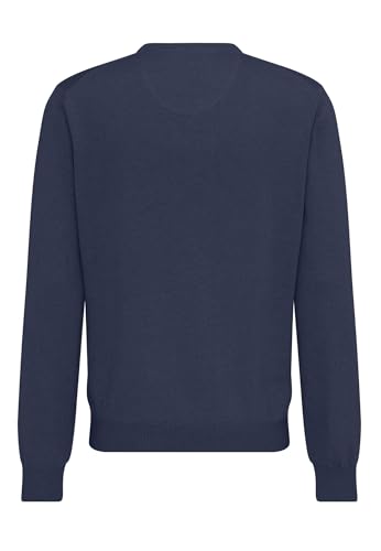 FYNCH-HATTON Pullover aus Baumwolle mit V-Ausschnitt Night / 4XL – Ansicht 2