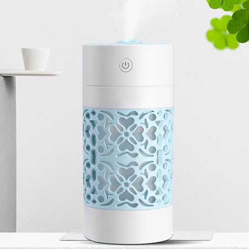 Humidificador pequeño USB para auto de 250 ml con luz LED miniatura 2