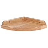 Étagères d'angle flottantes : leur design en forme d'éventail avec des bords arrondis les rend plus confortables et plus sûres à utiliser, petite étagère d'angle