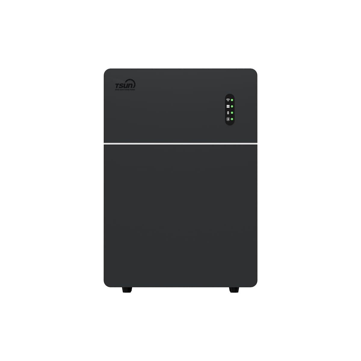 Powerness® TSUN MAU5000 Balkonkraftwerk Speicher 5120Wh, AC-Coupled Batteriespeicher mit 2500W Leistung, LiFePO4 Akku, Smart Meter kompatibel, Notstrom ≤10ms, IP65, für dynamische Stromtarife, 0% MwSt