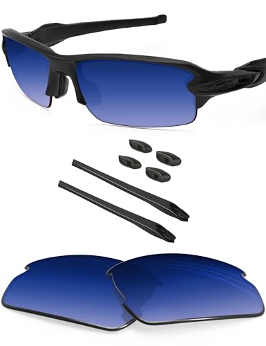 Image of BLAZERBUCK Replacement Lenses & Sock Kit for Oakley Flak 2.0 OO9295 Sunglasses