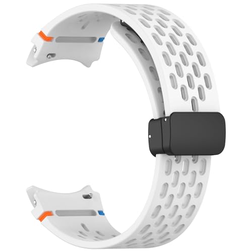 Bracelet 20mm magnétique VELORE en silicone sans espaces ajustement précis