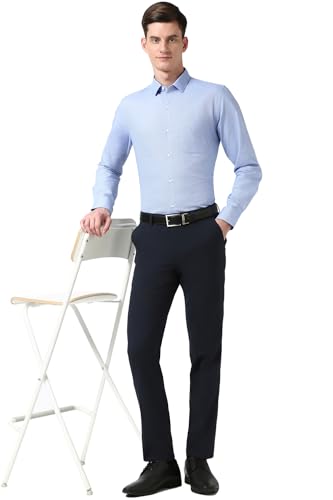 Image of Peter England Mens Polycotton Slim Fit Shirt