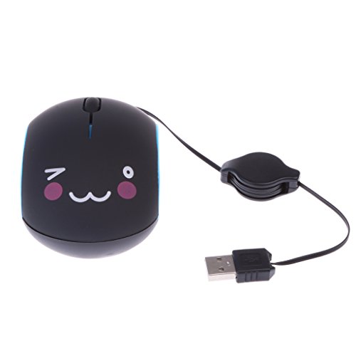 P Prettyia Nette - Mouse ottico retrattile USB