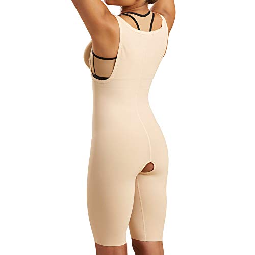 MARENA FBS2 Stage 2 Knee Length Zipperless Girdle with Suspenders - Tummy Control Post Surgery2