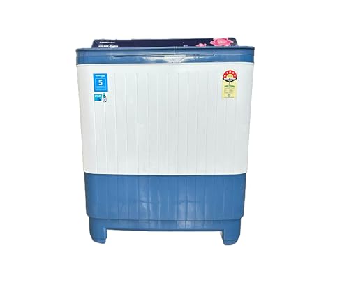 Image of Voltas Beko 8 Kg 5 Star Semi Automatic Top Load Washing Machine (WTT80DBLG /BLSSWH5GBDE) Blue