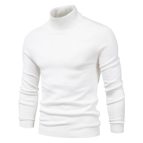 Banana Bucket Men's Slim Fit Lightweight Turtleneck Pullover Sweater Casual Knitted Basic Long Sleeve Top