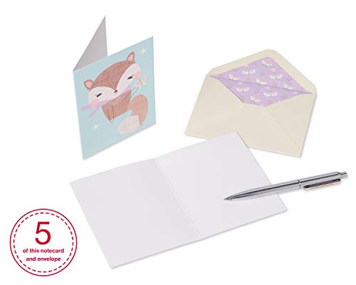 Image of Papyrus Blank Cards with Envelopes, Playful Critters (20-Count)