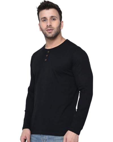 Image of London Hills Men's Cotton Regular Fit T-Shirt