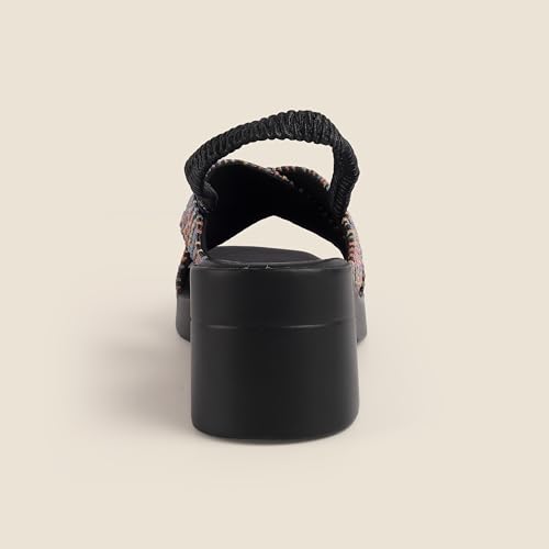 Image of Metro Women's Wedge Heeled Sandal With Back Strap