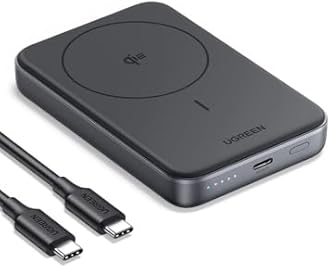 UGREEN Qi2 MPP 15W Magnetic Wireless Mobile Battery Magsafe Compatible Magnetic Wireless Charging 10000mAh PD 30W Fast Charging USB-C Input/Output Super Strong Adhesion Compact Skin-friendly Silicone