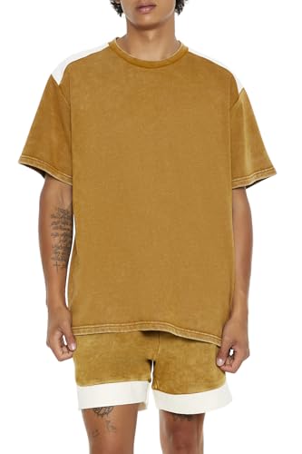 Forever 21 Men's Colorblock Short-Sleeve Pullover