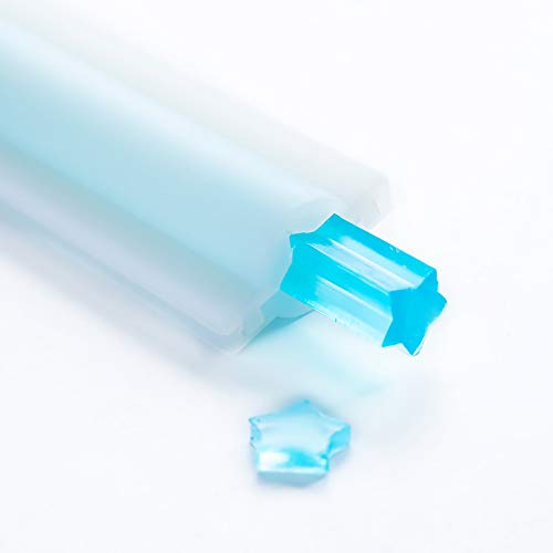 Tubular Silicone Handmade Soap Candle Aromatherapy Gypsum Mold Diy Baking Columnar Mousse Cake Core Mould Chocolate Fondant Tool (Star) #TOP7
