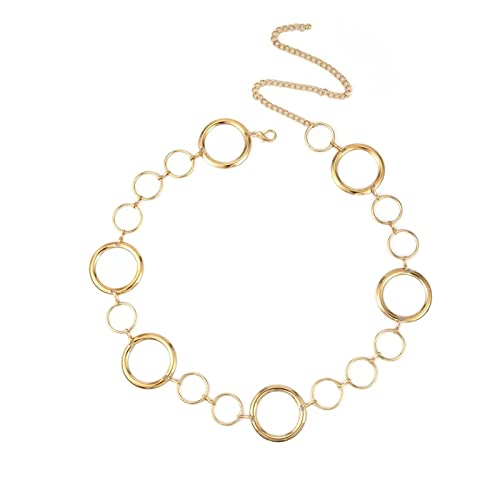 Cadena de bikini de cintura geométrica dorada joyería corporal boho para mujeres y niñas