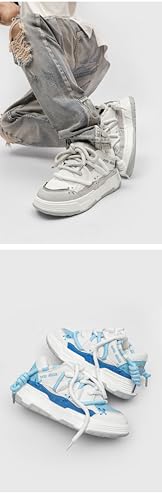 Y2K Sneakers Retro Thick Lace-Up Skate Shoes Fashionable Vintage Sneakers Chunky Sole Comfortable Casual Streetwear Shoes for Women and Men4