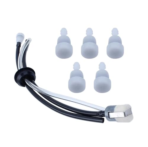 Ojal de combustible de 3 orificios de 20 mm pasacables de goma para tanque Mantis Tiller 2